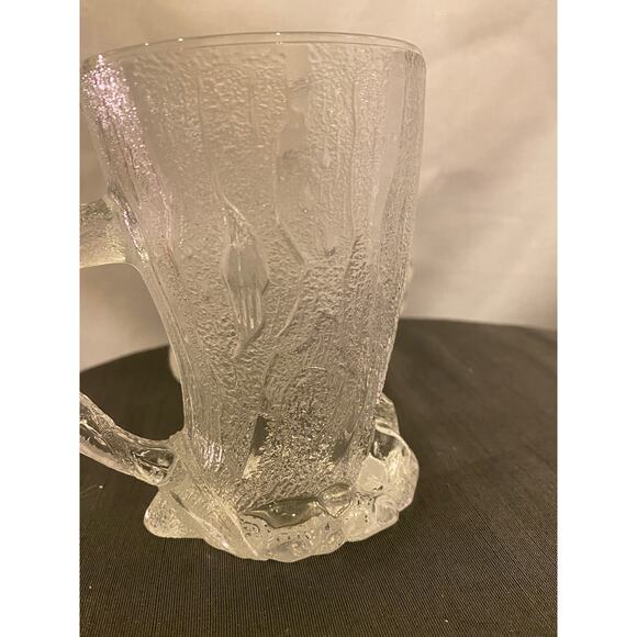 Set of 2 clear glass Flintstones "Roc McDonald" Mugs 1993 McD,Inc. 2 designs EUC - Picture 12 of 16